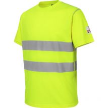 Tee-shirt de travail microporeux Würth MODYF haute-visibilité jaune L