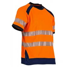 Tee-shirt Haute Visibilité Bicolore Orange / Marine LMA Lampion xl