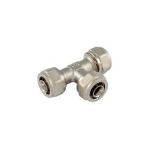 Tee stringitubo x multistrato • ottone mm 20