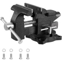 Tau D'Établi 113 Mm, Matériau En Acier Moulé, Base Pivotante À 270 Degrés, Force De Serrage 2000 Kg, Un Usage(sans Base) - Teeno