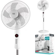 Teesa Standventilator Mit Fernbedienung, 3 Geschwindigkeitsstufen, Timer-fernbedienung