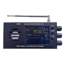 Tlily - TEF6686 FM(65-108Mhz)&SW/MW/LW(144-27000Khz)Receiver rds with Battery