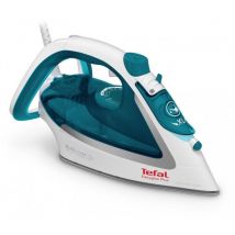 EasyGliss Plus FV5718 - Fer à repasser à sec ou à vapeur - Semelle Durilium - 2 m - 190 g/min - Turquoise - Blanc - 45 g/min - Tefal