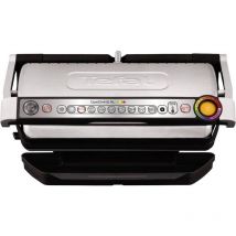 Tefal - Optigrill xl électrique Grill à contact adaptation automatique de la température acier inoxydable (brossé), noir A006592