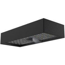 Applique led a carica solare 800 lumen, con rilevatore di movimento. nero - Velamp