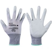 Ejendals - 909 Tegera pu Palm Dipped Glove Grey Size 6 - Grey