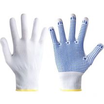 Tegera-ejendals - Ejendals 630 Tegera Palm-side Coated White/Blue Gloves - Size 9