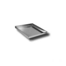 Teglia quadrata in alluminio per forni Rossofuoco dim. 400x400x30