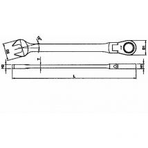 Knick-Ring-Maulschlüssel, 9mm Tengtools 600509RF 131890204