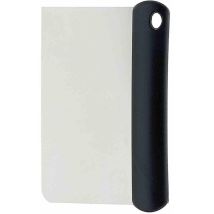 Teigschaber schwarz – Edelstahlklinge – 13,5 x 8,5 cm – spülmaschinenfest – GASTROMAX