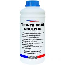 Codève Bois - Teinte Bois Couleur - 1 l - Codeve Bois - Gris - Pour La Teinture En Couleurs D'un Bois Européen Ou Exotique.