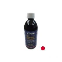 Teinture francaise Cuir Liquide Saphir, 500 ml (bases spéciales) rouge