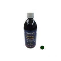 TEINTURE FRANCAISE Cuir Liquide Saphir, 500 ml (bases spéciales) VERT FONCE