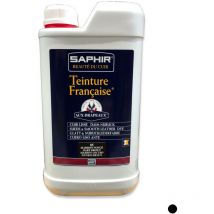 Teinture francaise Cuir Liquide Saphir, 1 litre noir