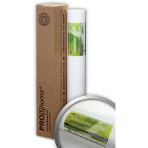 E-delux - Tejido no tejido para aplicaciones de construcción 150 g Profhome 399-150 revestimiento mural liso blanco pintable para reformas 1 rollo