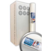 E-delux - Tejido no tejido para reformas 150 g Profhome NormVlies 299-150 revestimiento mural no tejido liso blanco 6 rollos 112,50 m2