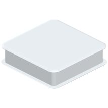 Tek-mbd.0 Boîtier Électronique 103.36 X 103.36 X 27.8 Plastique Transparent 1 Pc(s) - Teko