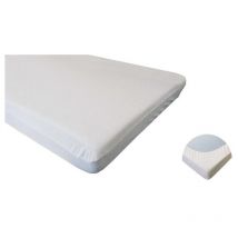 Coprimaterasso lavabile de, bianco, pvc, impermeabile (140 x 200 cm)