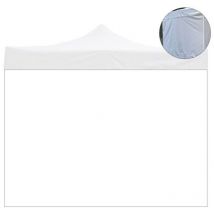 Evergreen - Cubierta lateral para cenador Blanco impermeable para cenador resellable 300x450 cm