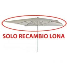 Qfplus - tela recambio parasol 9647822 blanca - cover AP-3X3-48P 412