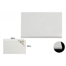 TRADE SHOP – Gemäldeleinwand 60 x 50 x 1,6 cm – Weiß – Rechteckig – Universal Künstler 53993A