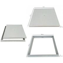 Telaio con chiusino super in pp - con foro (con bullone) : Dimensione - cm 55x55