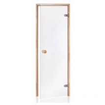 Telaio di 8 mm in vetro di sicurezza porta sauna pino