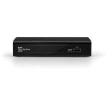 TELESYSTEM – Decoder Digitale Terrestre HD HDR HLG TS6815 – Cavo Full HD – 140mm, 85mm, 30mm – Nero