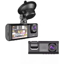 Kovalmax - Telecamera Per Auto Dashcam Full Hd Dvr Car Video 3 Cam Da Retromarcia