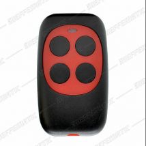 Dieffematic - Telecomando Apricancello Clone 433,92 Mhz 4 Canali - Tx-f Rosso