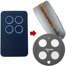 Telecomando cancello compatibile con Mhouse Tx4, Gtx4 rolling code