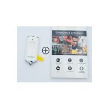 Hörmann - Telecommande Hormann HSE4BS émetteur hse 4BS 4511565 Chrome / Blanc avec en cadeau 'un carnet de chantier'