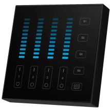 Mi Light - Télécommande Murale Tactile led Dimmable RadioFréquence 4 Zones Noir