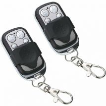 Moonstars - Télécommande universelle [2 pièces], télécommande de porte universelle 433 MHz pour portes de garage automatiques