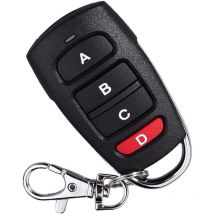 Cyslmuk - Télécommande universelle de porte de garage, télécommande de porte électrique à clé sans fil, télécommande de clé d'accès de porte de