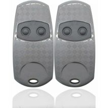 Beribeshop - Télécommande Universelle Portail, Came Top 432EE Lot de 2 Telecommandes Portatives 433, Compatibles avec télécommande de Porte et de