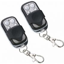 Treetalk - Télécommande universelle, télécommande de porte universelle 433 MHz pour portes de garage automatiques-2 pièces-Télécommande et émetteur