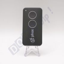 V2 Electronica - V2 phox 2 Contrat 47 - Télécommande 2 boutons Pour portails et garages - Rolling Code - 433,92 MHz - Compatible wally / MR2 -