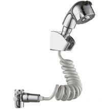 Idrobric - Teleducha de dos chorros para lavabo o bidé con desviador y aireador - Serie Smart