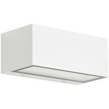 Telefunken - Applique murale d'extérieur led Up- & Downlight 18x7x9cm - 1-flamme - applique murale maison façade métal-verre IP44 12W 1300lm 4.000K
