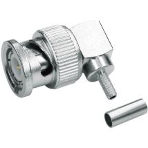 100023339 100023339 BNC-Steckverbinder Stecker, gewinkelt 50 ω 1 St. - Telegärtner