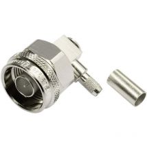 100023894 100023894 Connecteur n mâle, coudé 50 ω 1 pc(s) - Telegärtner