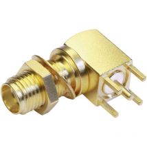 100027652 100027652 Connecteur sma embase femelle horizontale 50 ω 1 pc(s) - Telegärtner
