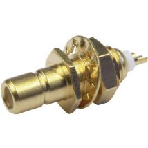 Telegärtner 100024840 100024840 Connecteur SMB embase mâle verticale 50 Ω 1 pc(s)