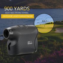 Télémètre de Golf, télémètre, testeur de vitesse, télémètre, mesure numérique de chasse, télescope monoculaire, Noir, 900m