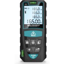 Fitags - Télémètre laser monobloc 50m S6-50 Lasermètre infrarouge numérique avec rétroéclairage lcd et affichage à 4 lignes, mesure de distance,