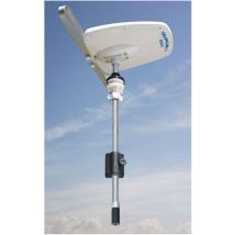 Teleplus Tv-direktionsantenne Doppelpolarisation Mit Vhf, Uhf V/o & Verstärker At412 5g Mast 110cm - Teleco
