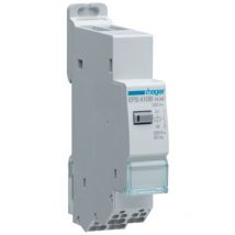 Télérupteur Silencieux - Hager - 16a - 1 Contact No - 230 Volts - Bornes Automatiques Eps410b