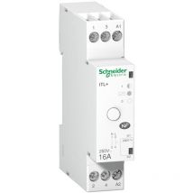 Acti9 iTL+ télérupteur silencieux 1 Pôle 16A 230VCA livré avec 1 intercalaire schneider A9C15032