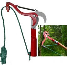 Telescopique cueille-fruits télescopique ébrancheurs de jardinage coupe branche telescopique elagueuse sur perche scie d'élagage télescopique sécateu
